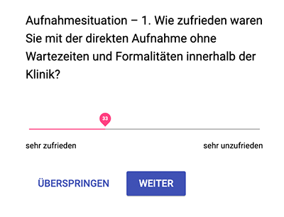 Schieberegler Beispiel eines Schiebereglers
